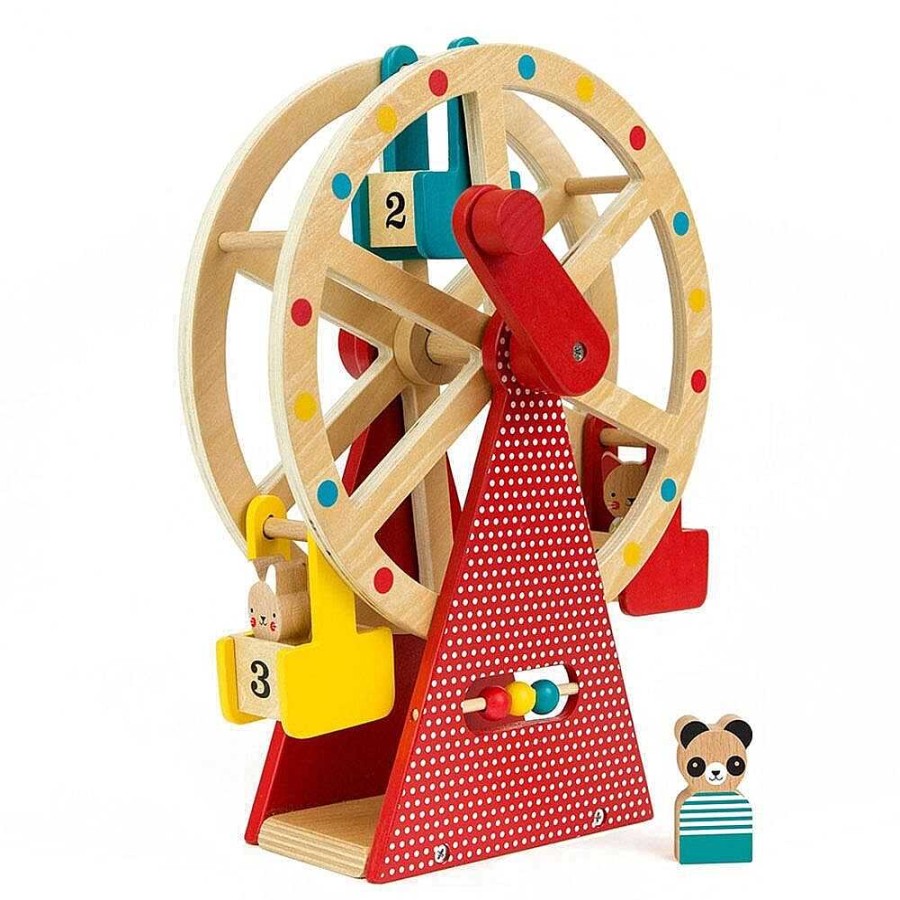 Children | Petit Collage Petit Collage Wooden Ferris Wheel Carnival Play Set