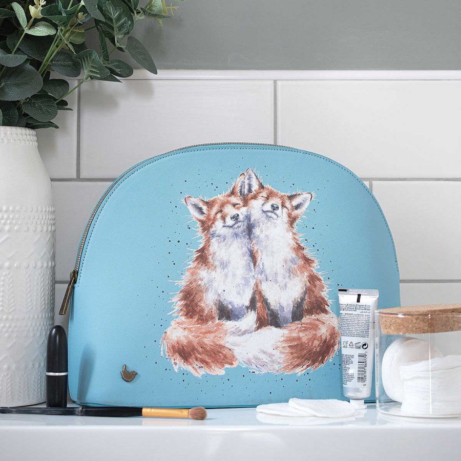 Make Up Bags | Wrendale Wrendale 'Contentment' Fox Large Cosmetic Bag