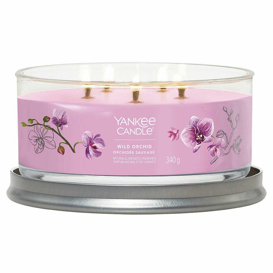 Glass Candles | Yankee Candle Yankee Candle Wild Orchid Signature Multi-Wick Tumbler Candle