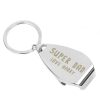 Dad | Temptation Gifts Personalised Super Dad Bottle Opener Keyring