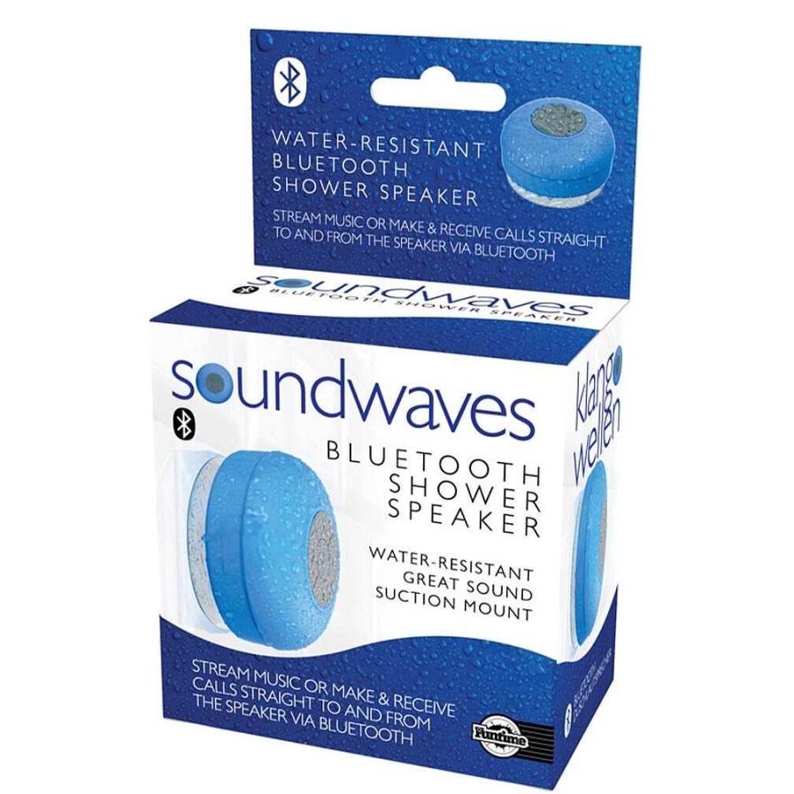 Bathroom Gadgets | Funtime Funtime Blue Bluetooth Shower Speaker