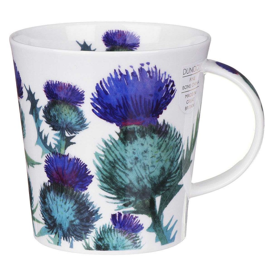 Mugs & Tea Cups | Dunoon Dunoon Scottish Thistle Cairngorm Shape Mug