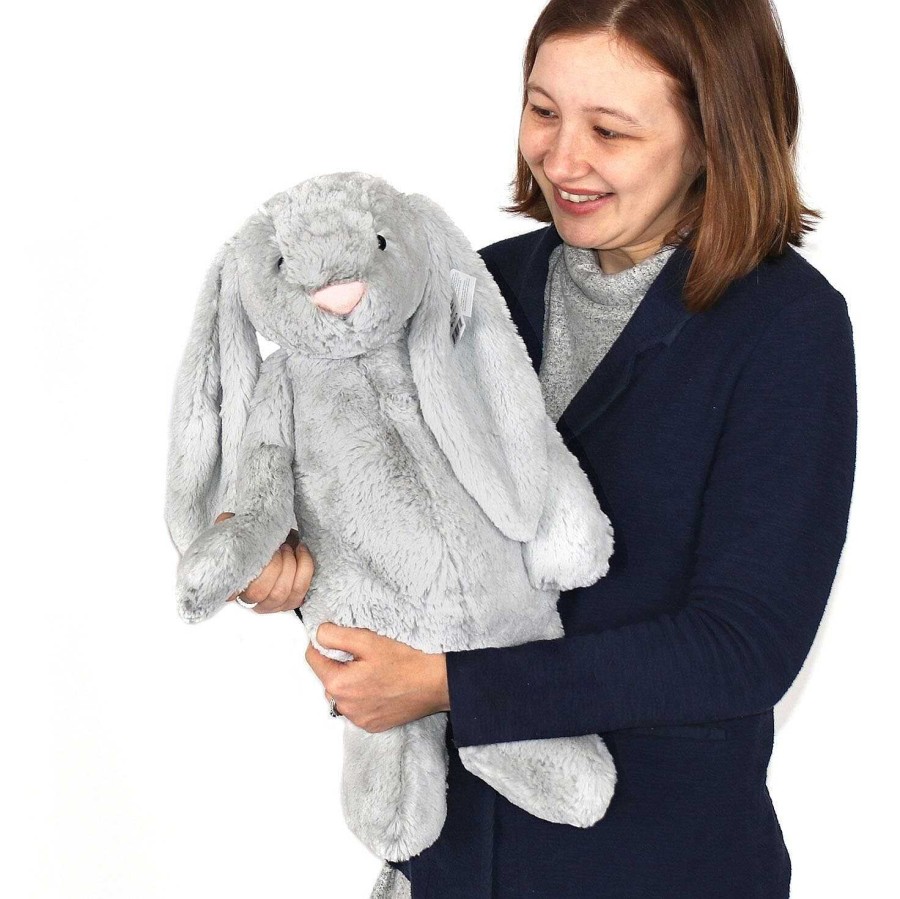 Christening Gifts | Jellycat Jellycat Bashful Silver Bunny Huge