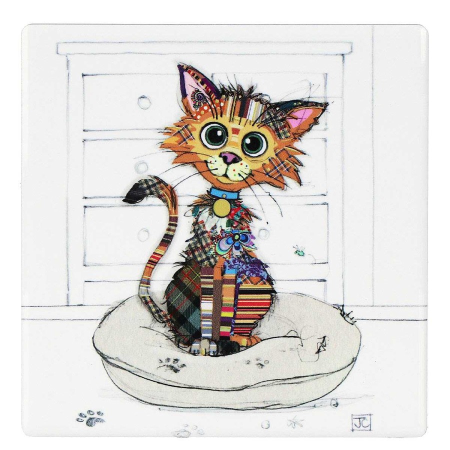 Coasters & Placemats | Bug Art Bug Art Kimba Kitten Coaster