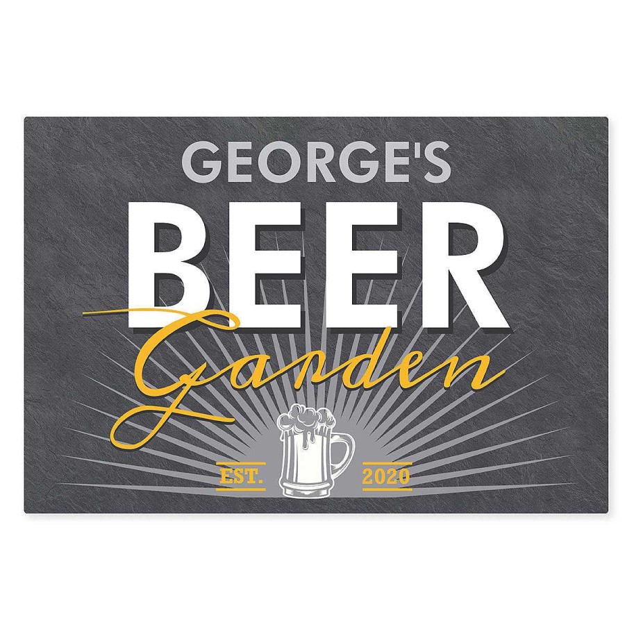 Dad | Temptation Gifts Personalised Beer Garden Metal Sign