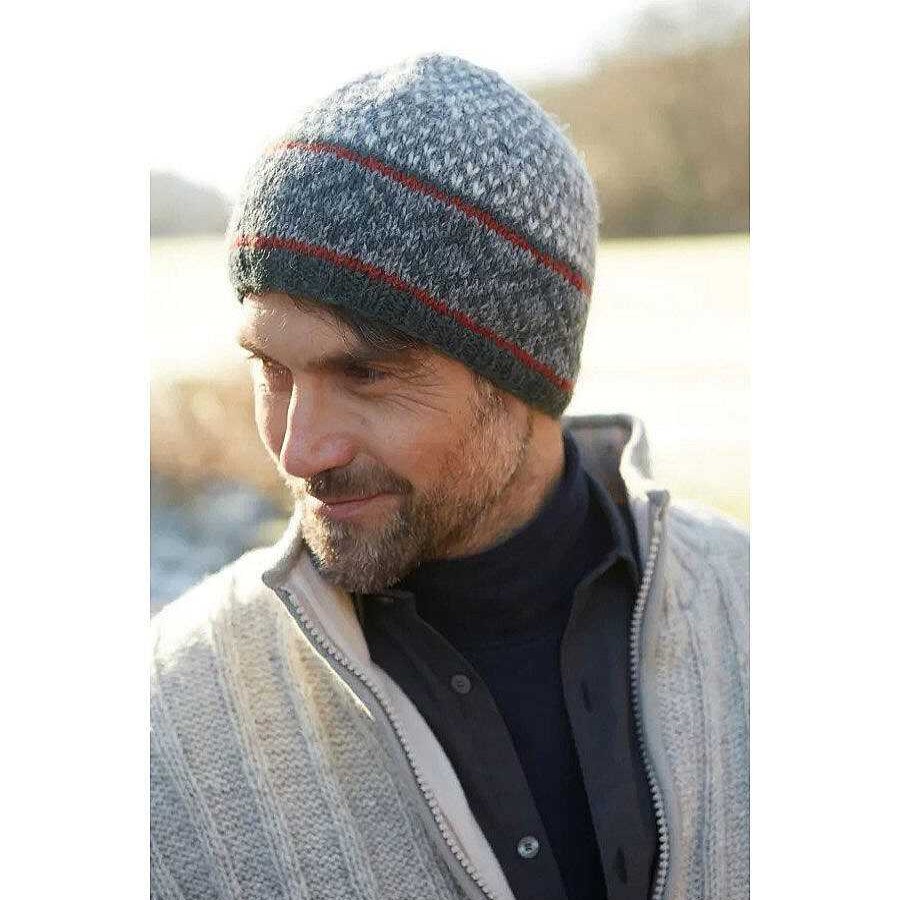 Styles | Pachamama Pachamama Men'S Tromso Graphite Beanie Hat