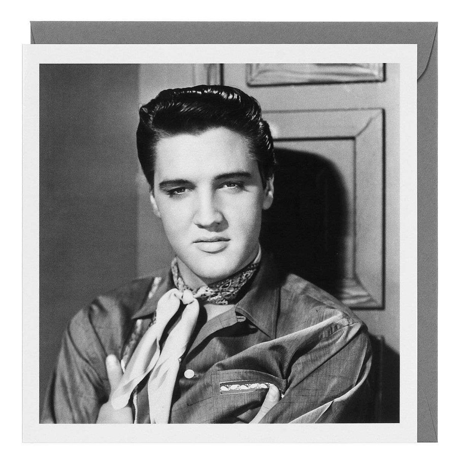 Photographic Cards | Temptation Gifts Holy Mackerel Black & White 'Elvis' Greetings Card