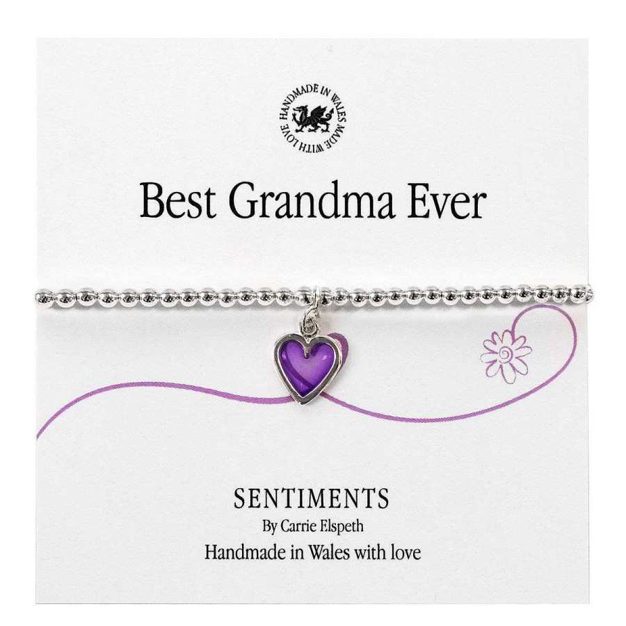 Bracelets | Carrie Elspeth Carrie Elspeth Best Grandma Ever Sentiment Bracelet