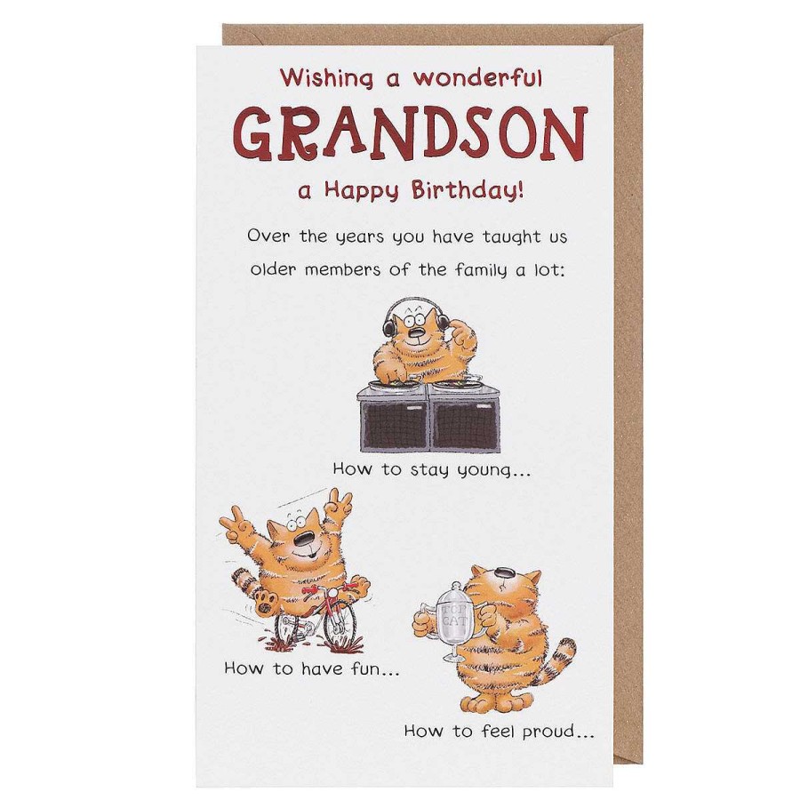 Cards | Paperlink Paperlink Funny Farm Wonderful Grandson Birthday Card