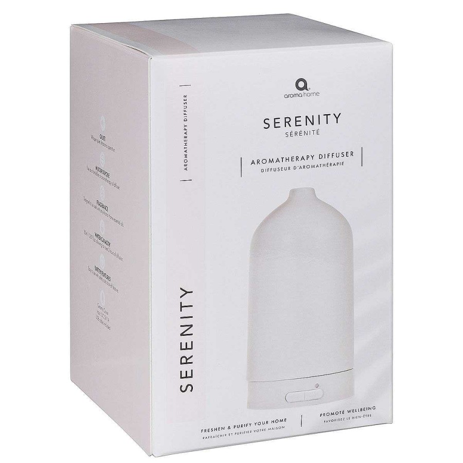 Essential Oils & Diffusers | Aroma Home Aroma Home Serenity Cream Ceramic Ultrasonic Diffuser