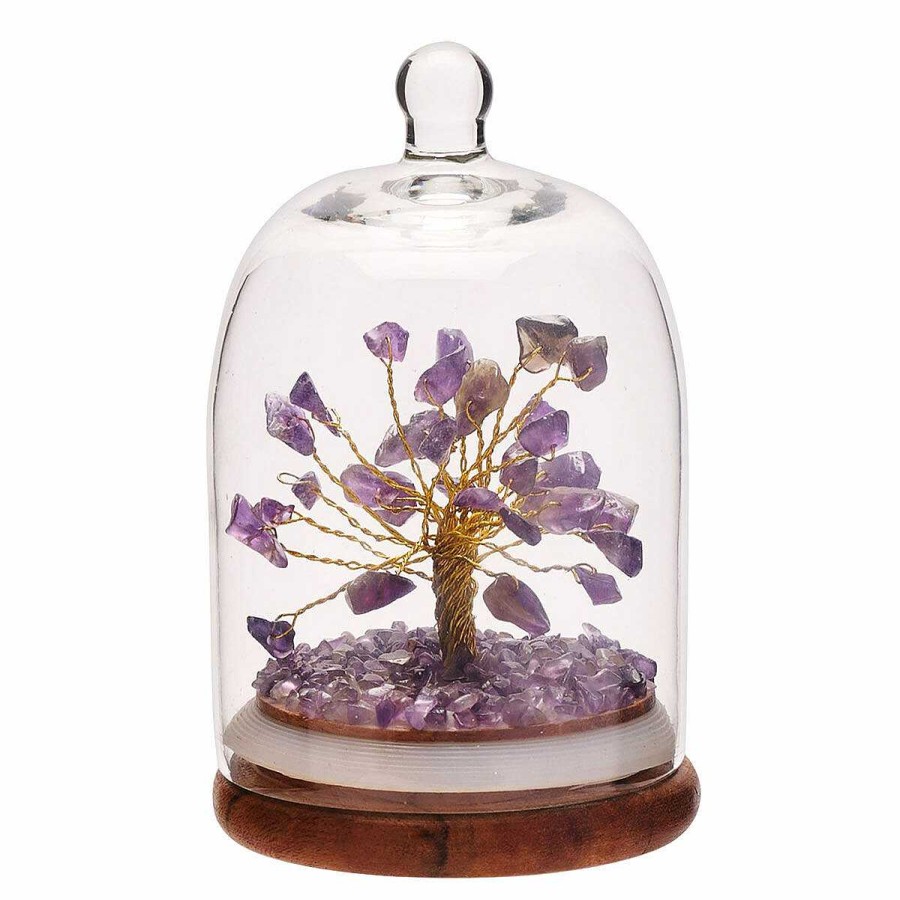 Gemstone Trees | Widdop & Co Widdop & Co Amethyst Gemstone Dome Tree