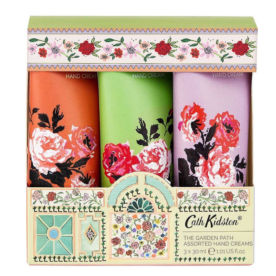 New In | Cath Kidston Cath Kidston The Garden Path Hand Creams Trio