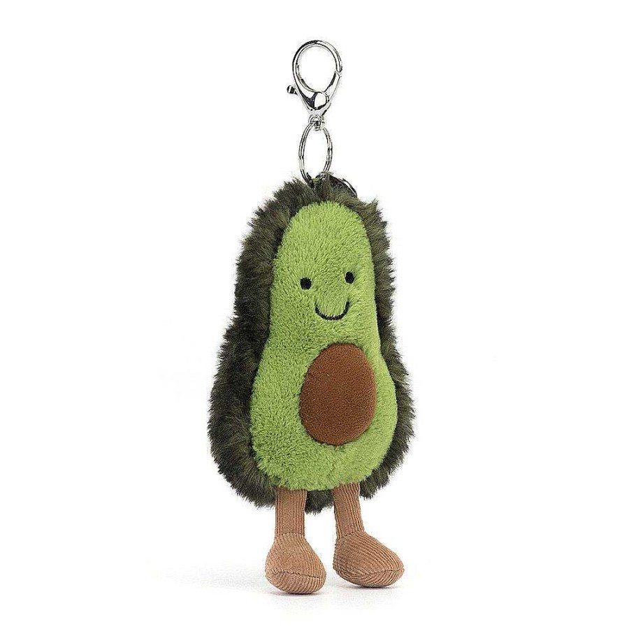 Keyrings & Bag Charms | Jellycat Jellycat Amuseable Avocado Bag Charm