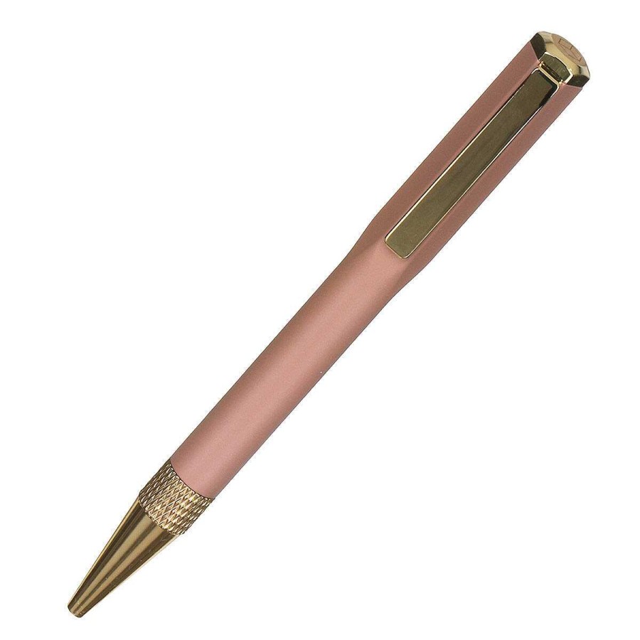 Pens & Pencils | Designworks Ink Designworks Ink Blush Pink & Gold Boxed Ballpoint Pen