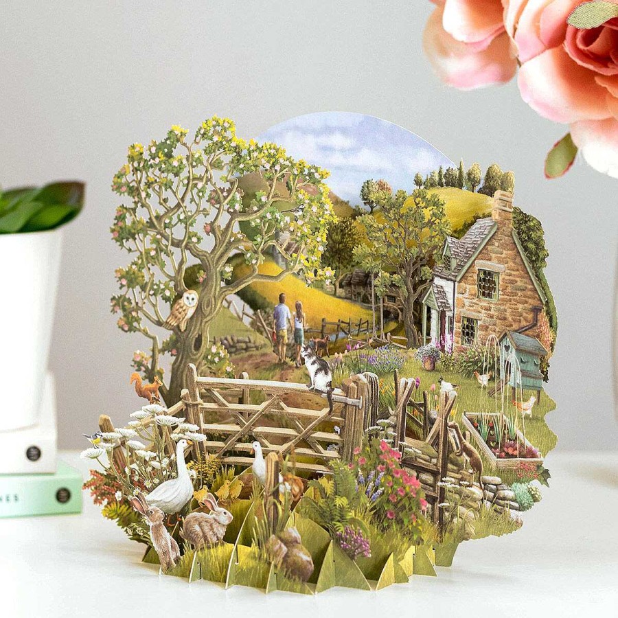 Animals & Birds Cards | Me & McQ Me & Mcq 'Countryside' 3D Greetings Card