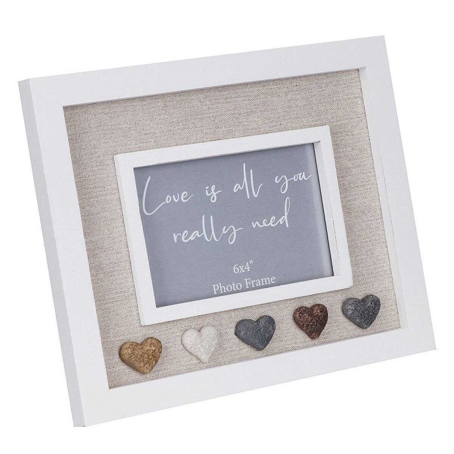 Photo Frames | Langs Langs Heart Pebbles 6X4 Photo Frame