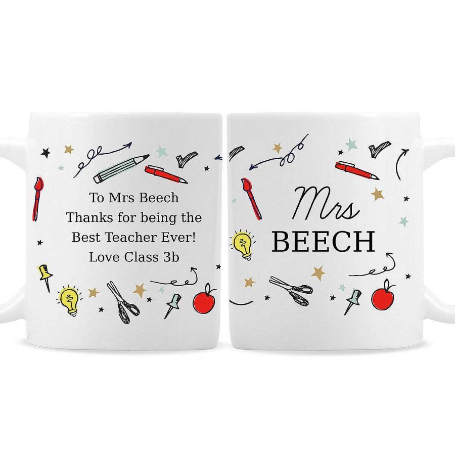 Personalised Gifts | Temptation Gifts Personalised School Teachers Mug