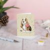 Mini Cards | Wrendale Wrendale 'Just For You' Basset Hound 9Cm Mini Card