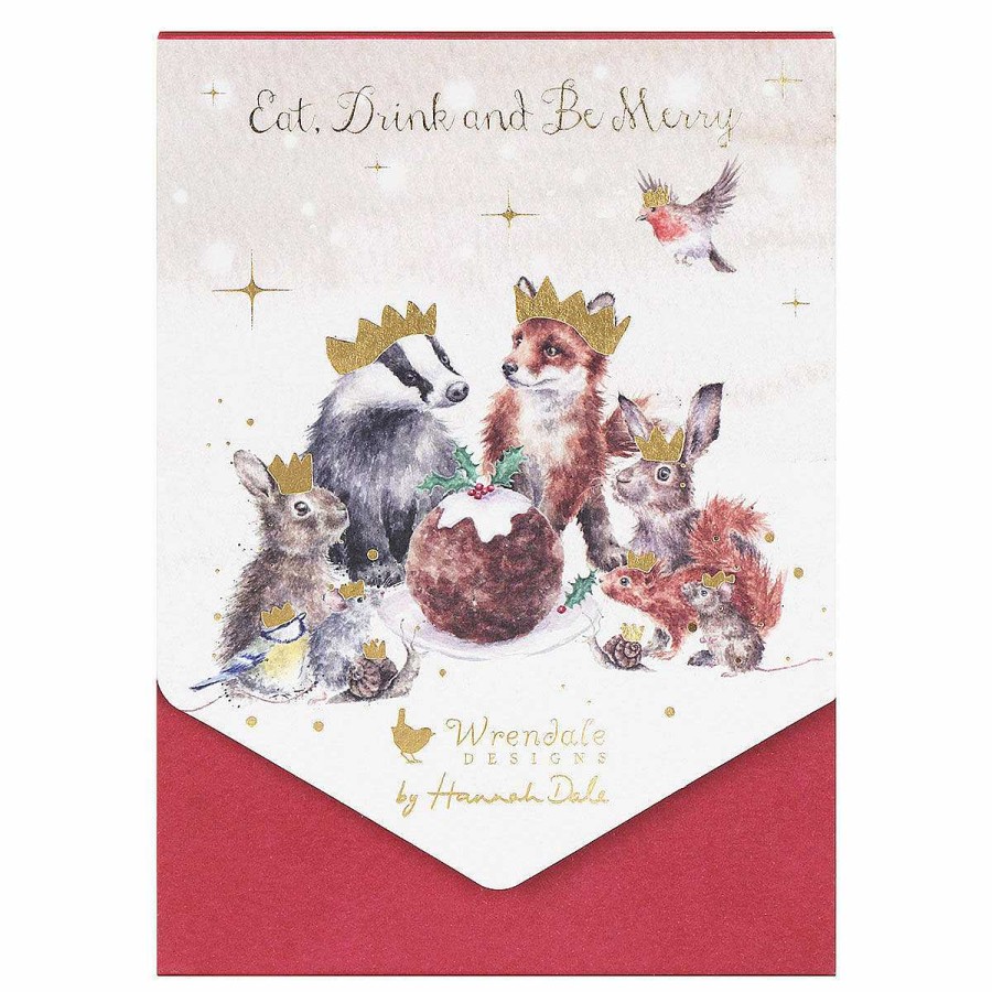 Christmas | Wrendale Wrendale 'The Christmas Party' Set Of 8 Christmas Cards