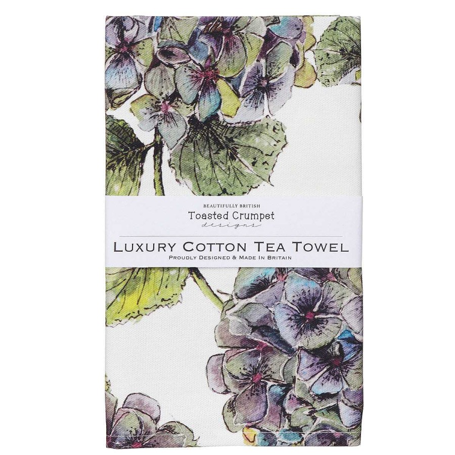 Tea Towels | Toasted Crumpet Toasted Crumpet 'Hydrangea' Tea Towel