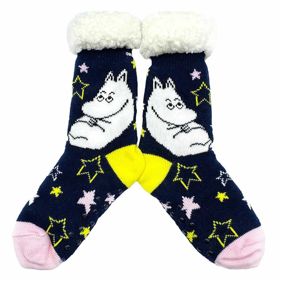 Socks | House Of Disaster House Of Disaster Moomin 'Star' Fluffy Slipper Socks