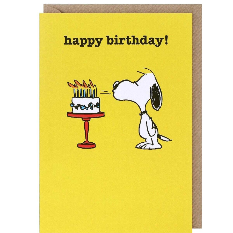 Tv & Book Characters Cards | Peanuts Peanuts Snoopy 'Cake' Birthday Card