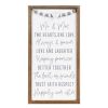 Mr & Mrs Gifts | Langs Langs 'Mr & Mrs' Wedding Day Beads Long Wooden Plaque