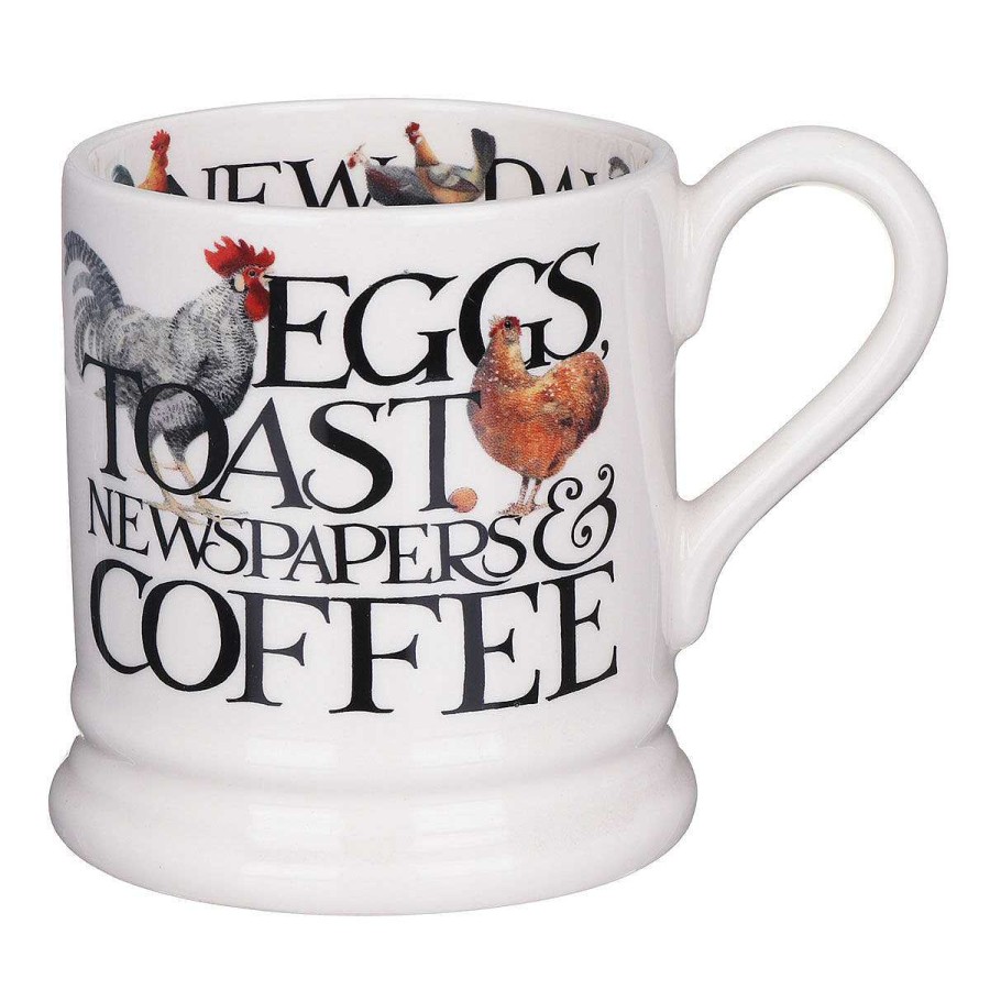 Dad | Emma Bridgewater Emma Bridgewater Rise & Shine Eggs & Toast Half Pint Mug