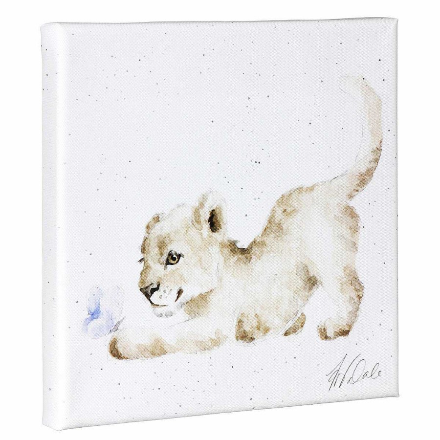 Baby'S Room Decorations | Wrendale Wrendale 'A-Roar-Able' Lion Small Canvas