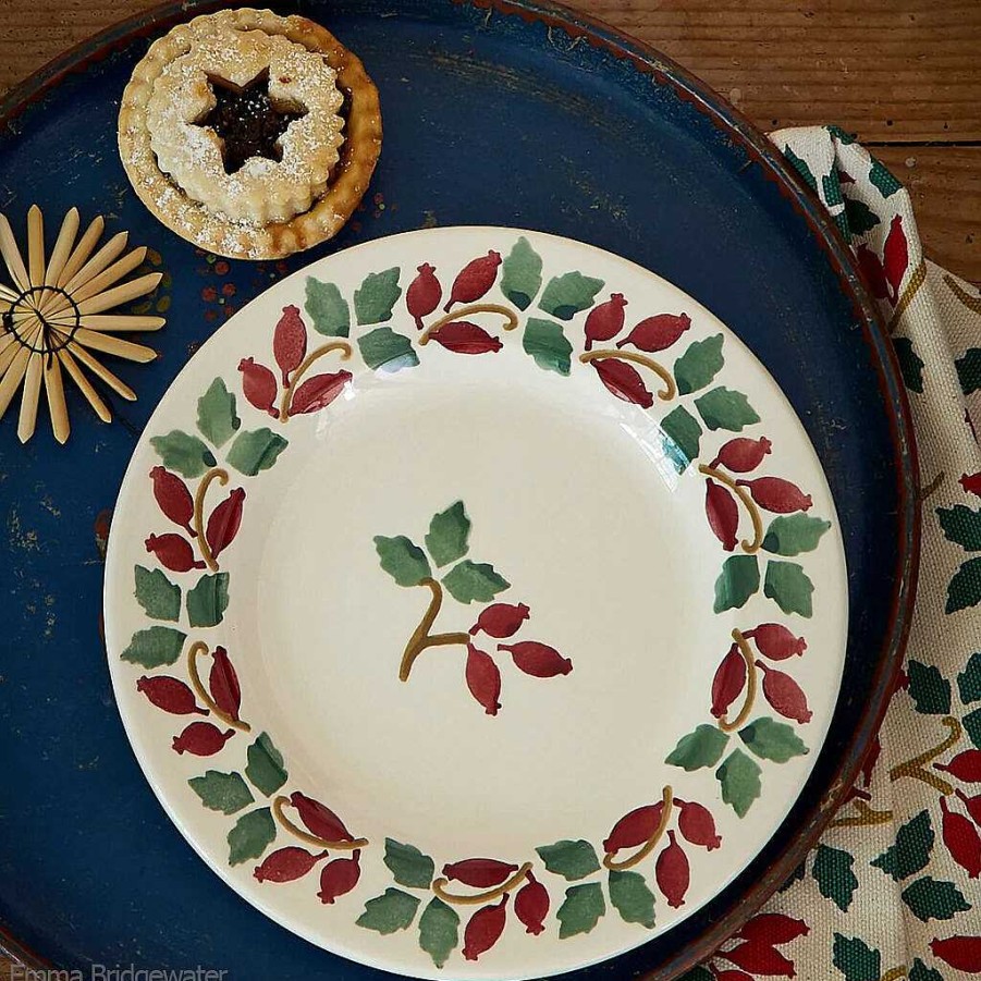 Plates | Emma Bridgewater Emma Bridgewater Folk Rosehip 6 1/2 Inch Plate