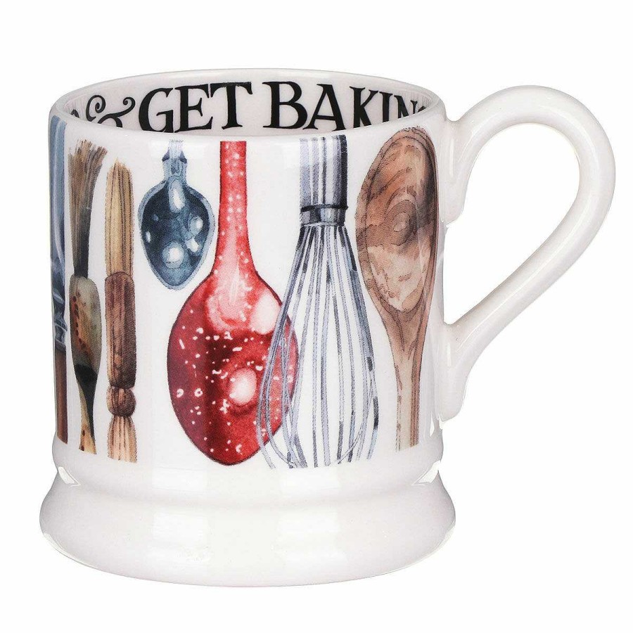 Mugs | Emma Bridgewater Emma Bridgewater Get Baking Half Pint Mug