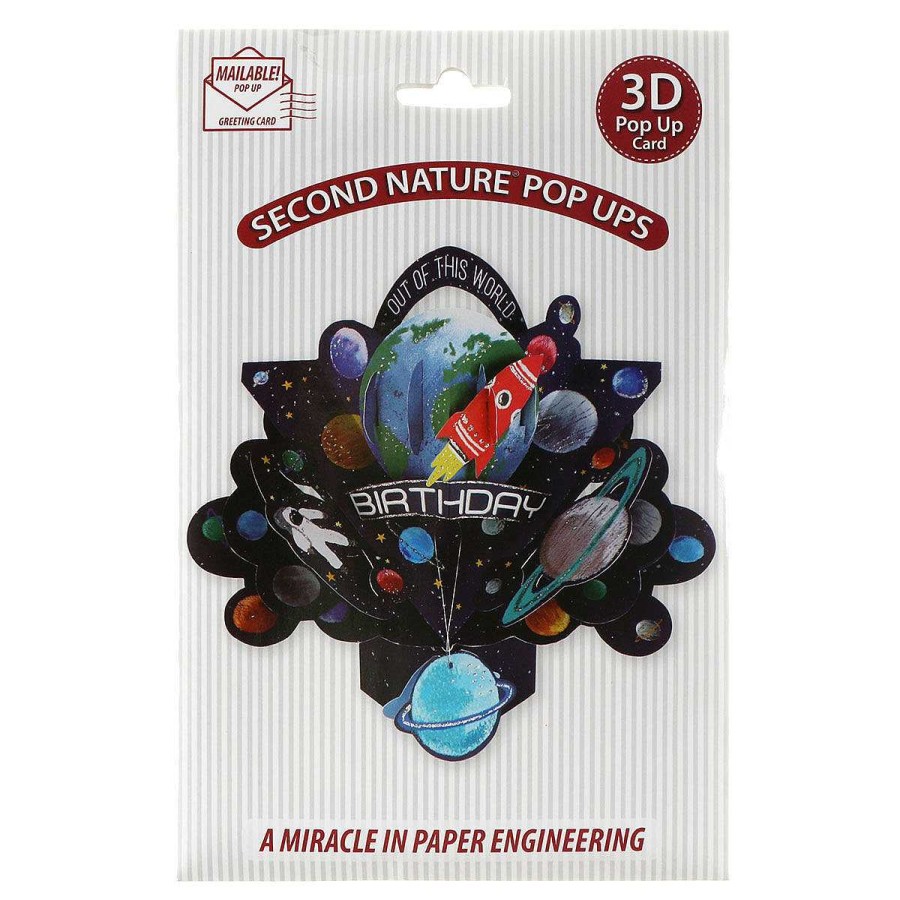 Cards For Him | Second Nature Second Nature 'Birthday Space' 3D Pop Up Card