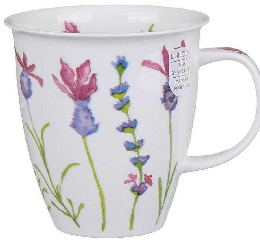 Mugs & Tea Cups | Dunoon Dunoon Flora Lavender Nevis Shape Mug