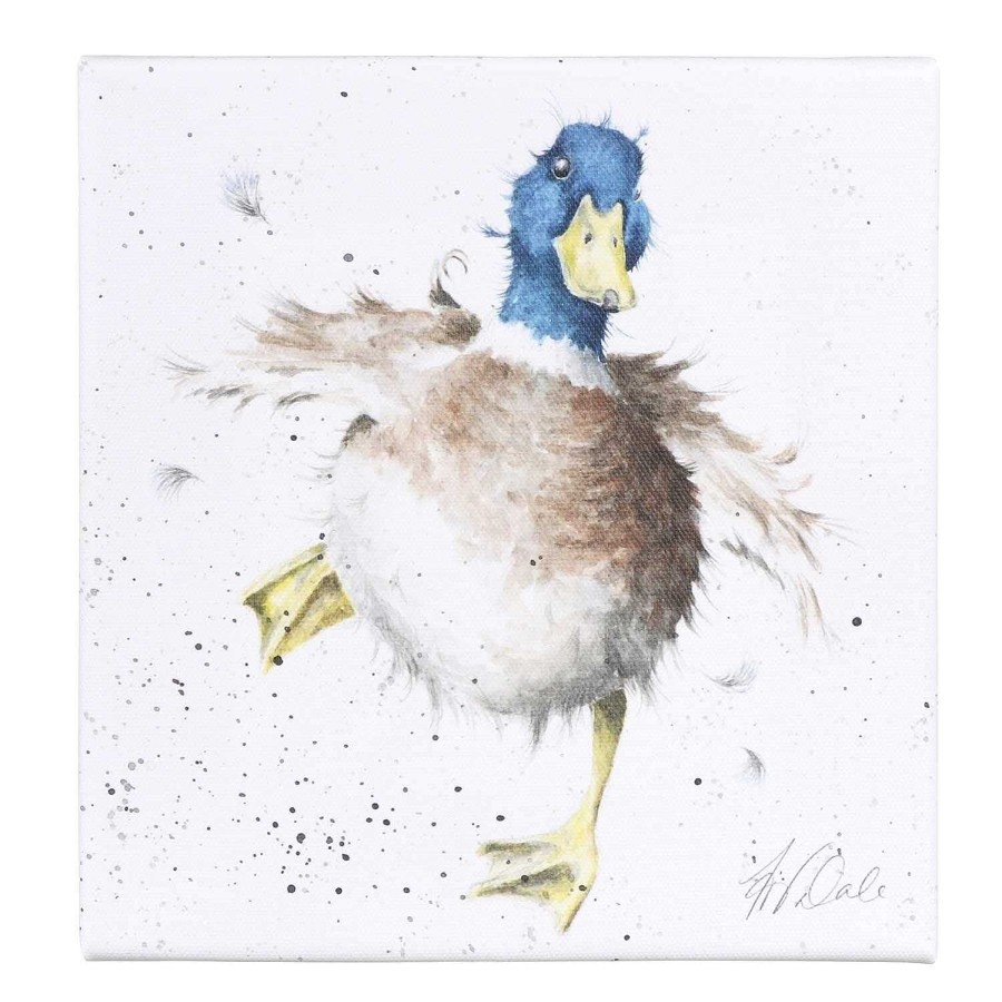 Art Prints | Wrendale Wrendale 'A Waddle And A Quack' Small Canvas