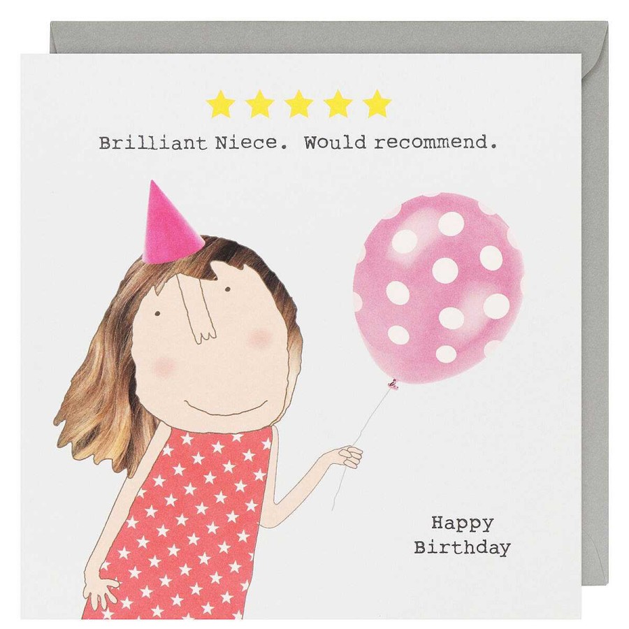 By Recipient | Rosie Made A Thing Rosie Made A Thing Five Star Niece Birthday Card