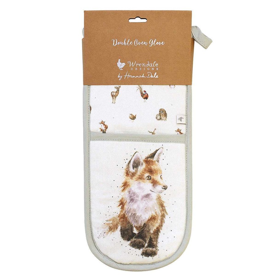 Oven Gloves | Wrendale Wrendale Woodlanders Fox Double Oven Glove