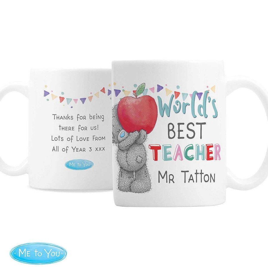 Personalised Gifts | Me To You Me To You Personalised World'S Best Teacher Mug