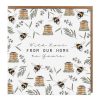 Floral Cards | Toasted Crumpet Toasted Crumpet Bumblebee 'With Love From Our Home To Yours' Card