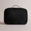 Wash Bags | Ted Baker Ted Baker Pennyya Black Small Hanging Travel Wash Bag