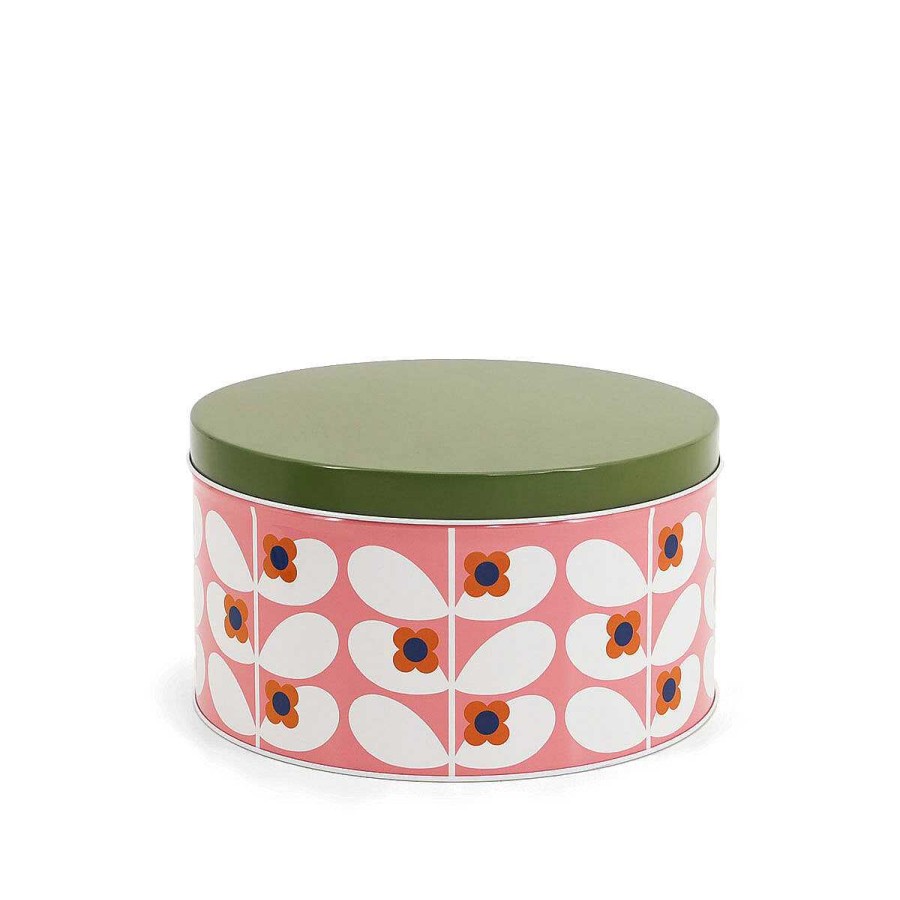 Tins & Trays | Orla Kiely Orla Kiely Bubblegum/Basil Set Of 3 Nesting Cake Tins