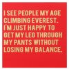 Funny Cards | Temptation Gifts Cloud Nine 'Everest' Greetings Card