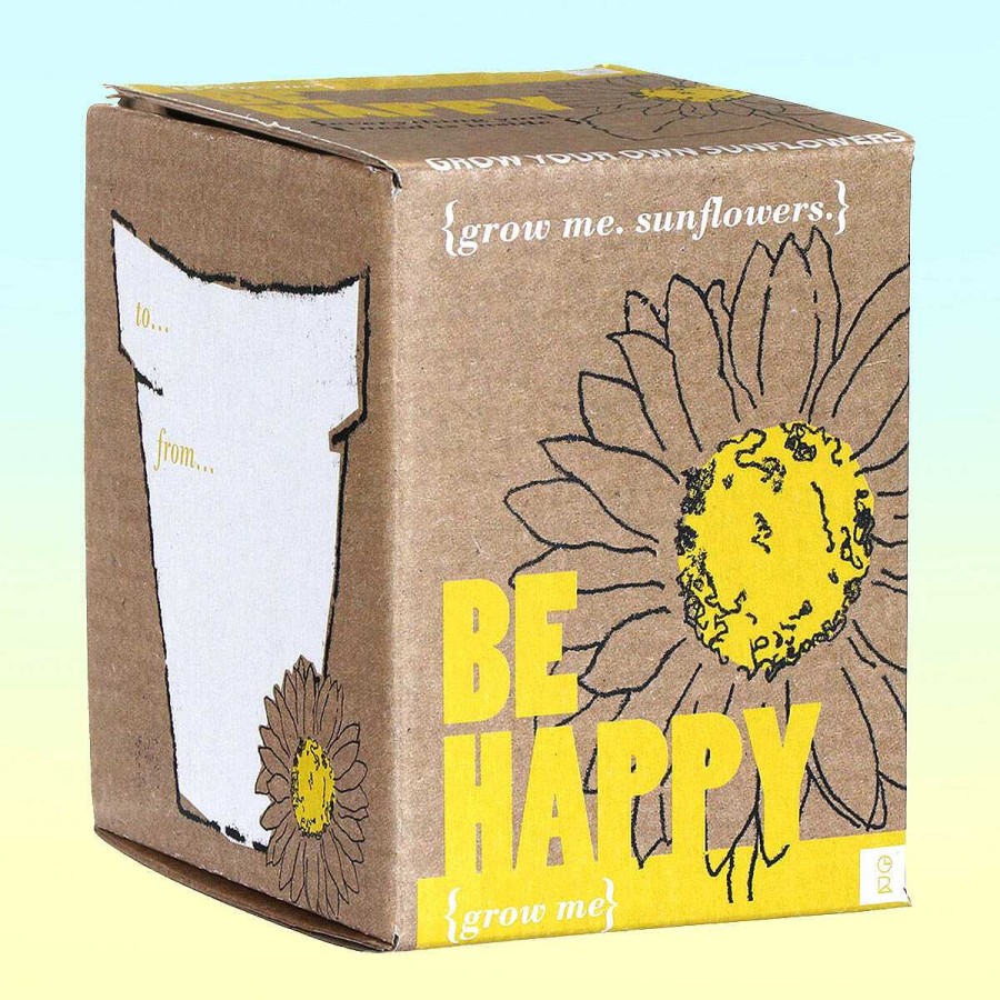 Gardening Accessories | Gift Republic Gift Republic Be Happy Grow Me Sunflowers