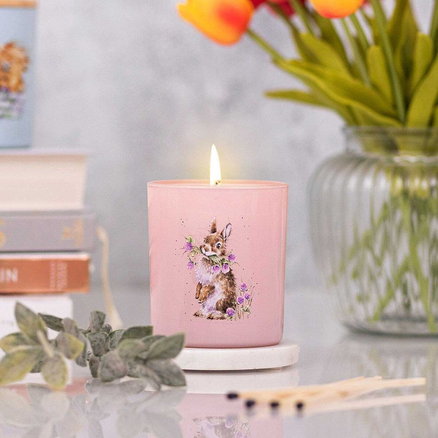 Glass Candles | Wrendale Wrendale 'Head Over Heels' Rabbit Hedgerow Candle