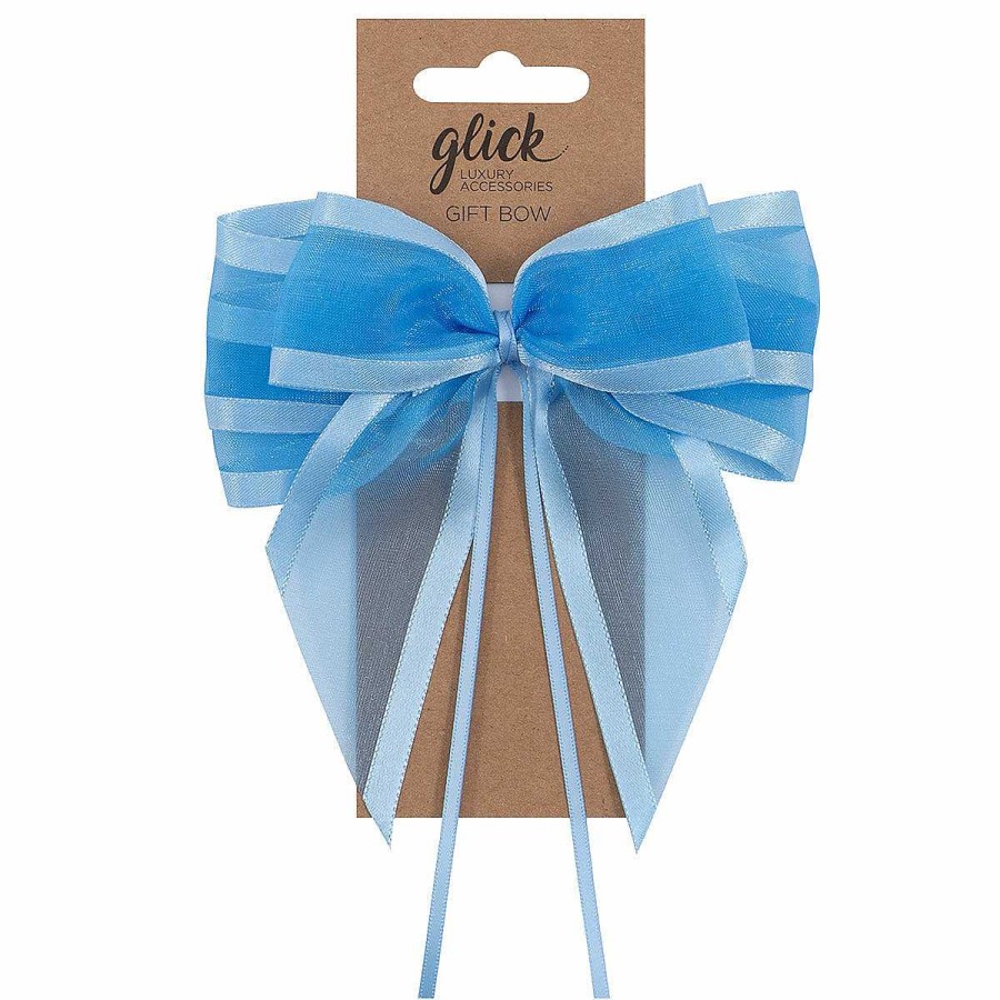 Bows | Glick Glick Baby Blue Luxury Ribbon Bow