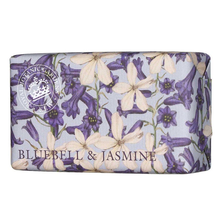 Soaps | The English Soap Company The English Soap Company Bluebell & Jasmine Luxury Shea Butter Soap 240G