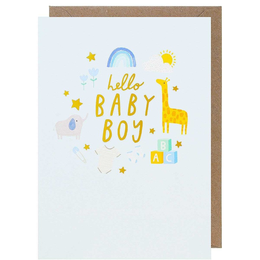 New Baby | Paperlink Paperlink First Chapter Hello Baby Boy New Baby Card