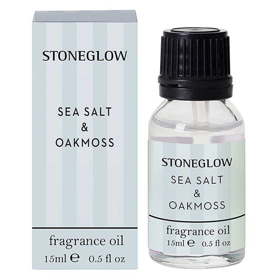 Essential Oils & Diffusers | Stoneglow Stoneglow Modern Classics Sea Salt & Oakmoss 15Ml Fragrance Oil