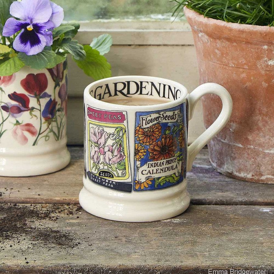 For The Home | Emma Bridgewater Emma Bridgewater Plant & Sow Half Pint Mug