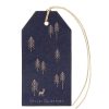 Tags & Labels | East of India East Of India Pack Of 6 Labels Fir Trees And Stag