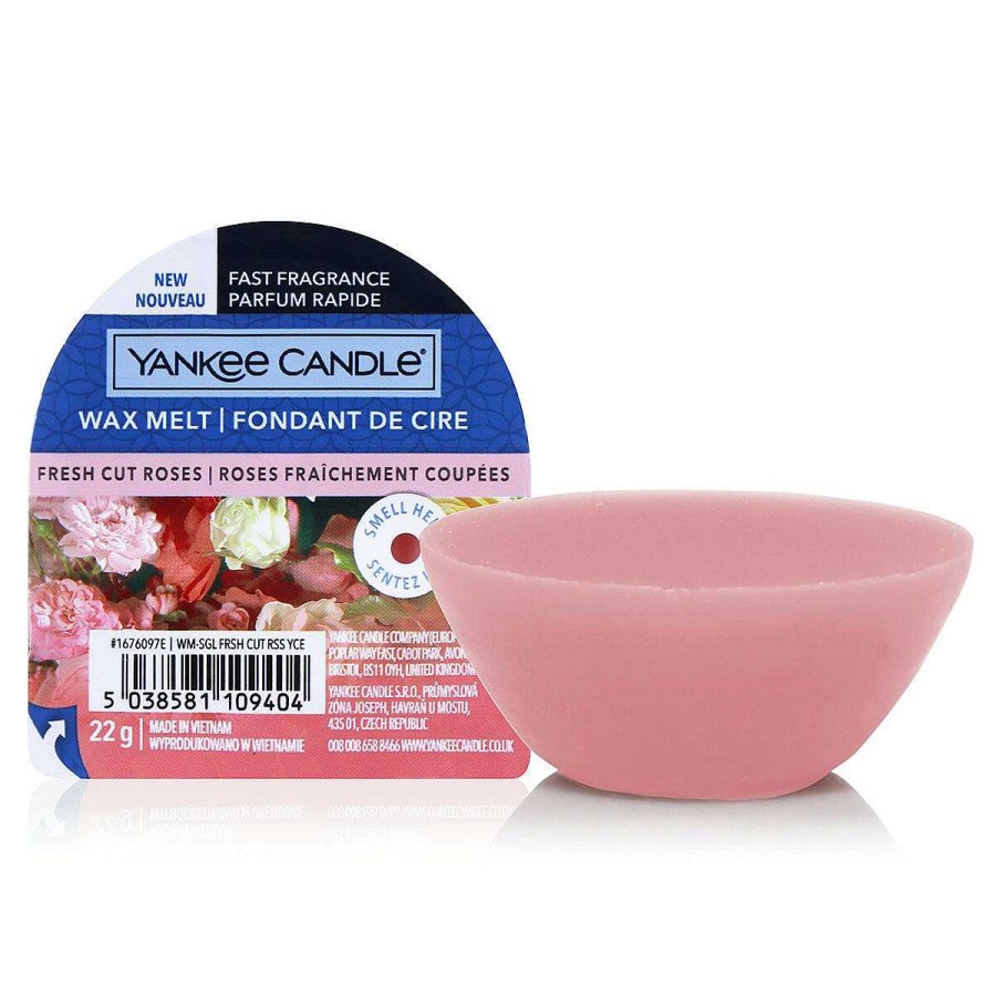 Wax Melts | Yankee Candle Yankee Candle Fresh Cut Roses Wax Melt